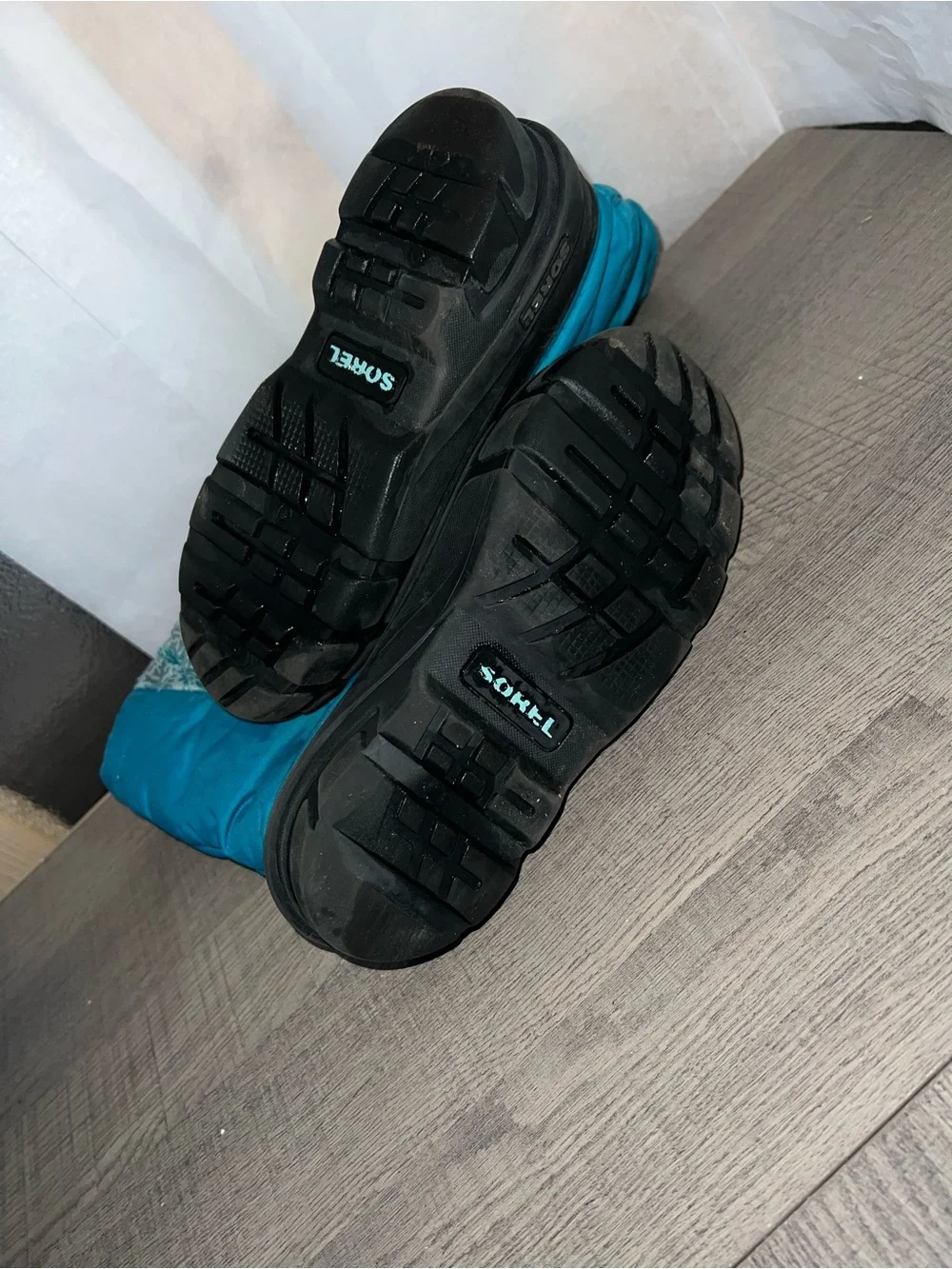 Sorel Kids' Teal & Black Winter Snow Boots